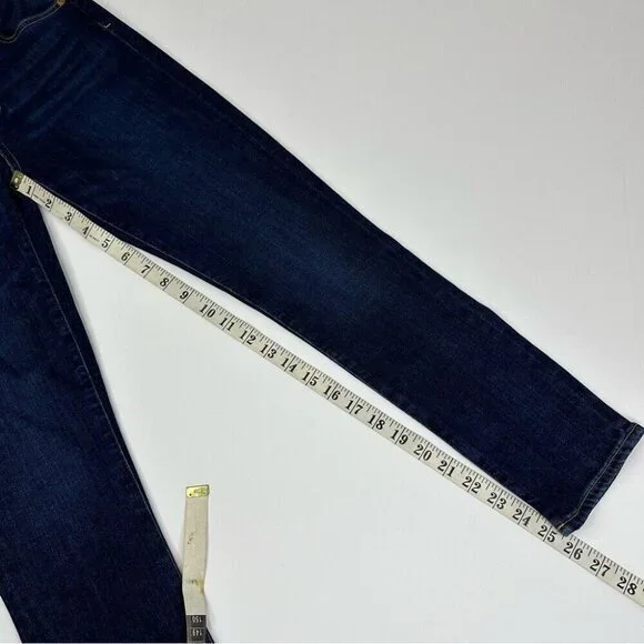 AGOLDE Women’s Blue Sophie Mid-Rise Skinny Stretch Ankle Designer Jean W26/L25.5